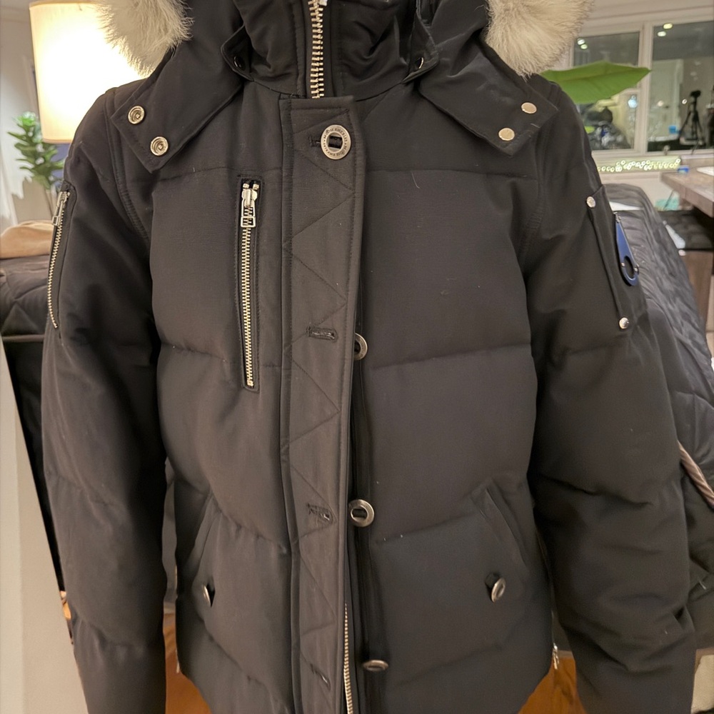 Moose Knuckles Black Jacket